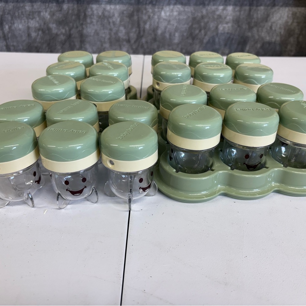Baby Bullet storage jars- 24 of them